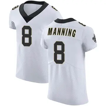 Unsigned Archie Manning Jersey #8 New Orleans Custom Stitched White  Football (NEW) No Brands/Logos Sizes S-3XLs 