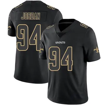 Men's Nike Blake Gilikin Black New Orleans Saints Game Player Jersey