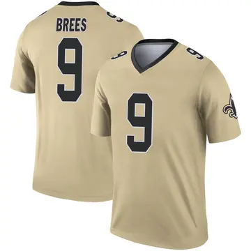 Buy Drew Brees New Orleans Saints Nike Legend Jersey - Black F2942556 Online