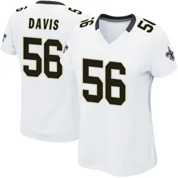 Men's #56 Demario Davis New Orleans Saints Jersey - All Stitched