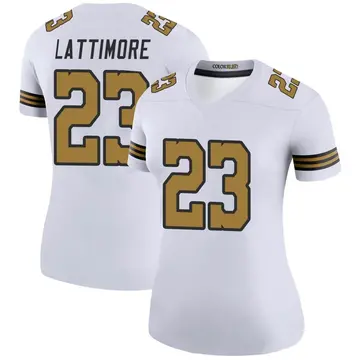 Men's New Orleans Saints #23 Marshon Lattimore 2022 Royal Pro Bowl Stitched  Jersey