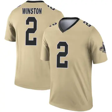 New Orleans Saints Jameis Winston #2 Color Rush Limited Edition Vapor Jersey