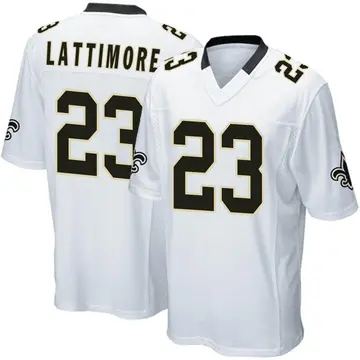 New Orleans Saints #23 Marshon Lattimore Jersey St. Patricks Day