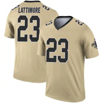 Men's New Orleans Saints #23 Marshon Lattimore 2022 Royal Pro Bowl Stitched  Jersey