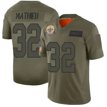 NFL_Jerseys Womens 32 Tyrann Mathieu Custom Football Jersey Jarvis Landry  Chris Olave Trevor Penning Alontae Taylor Alvin Kamara Michael Thomas  Taysom Hill Mar 